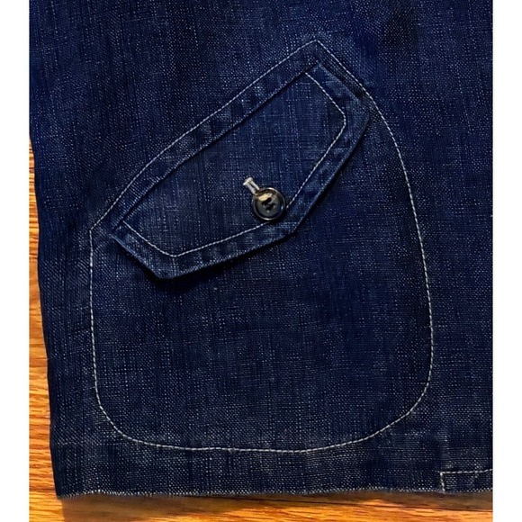 Talbots Women's 100% Linen Blazer 14 Career Travel Old Money Quiet Luxury Artsy - Picture 5 of 10